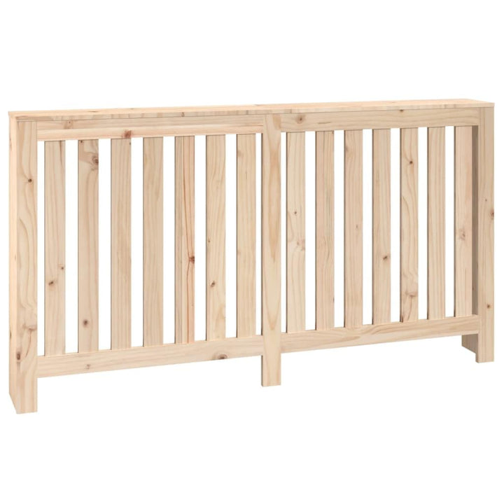 vidaXL Heizkörperverkleidung 153x19x84 cm Massivholz Kiefer Natur 60.2" W x 7.5" D x 33.1" H, Natur