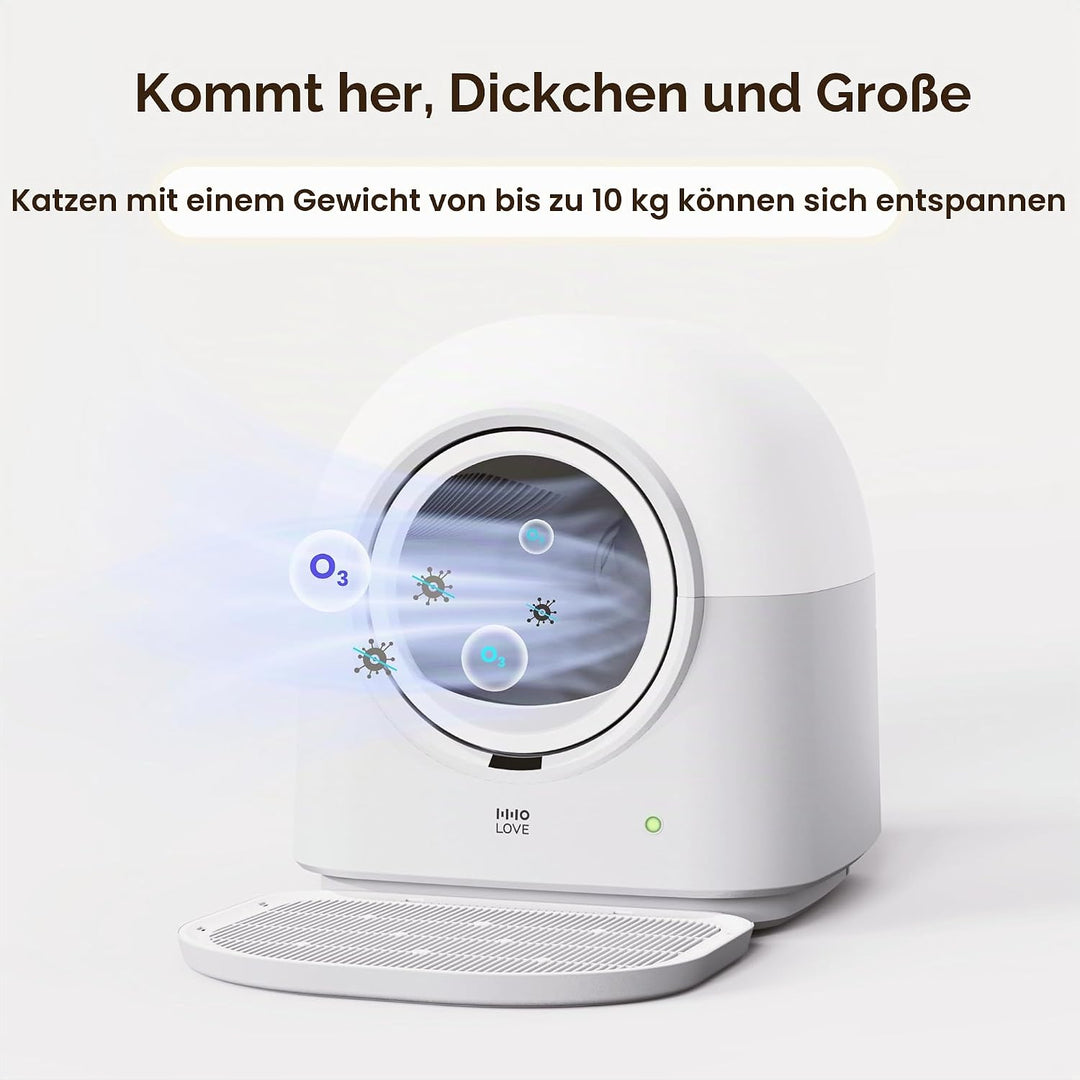 HHOLOVE Deodorant für Selbstreinigende Katzentoiletten, Pflanzenbestandteile, 4 Stück, Ozean Aroma B