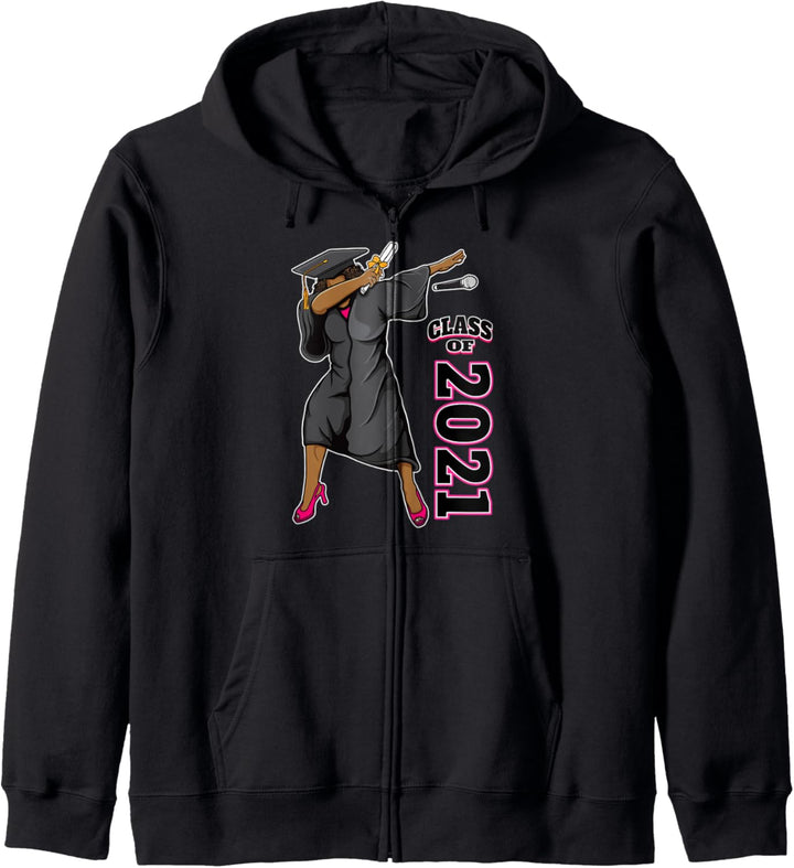 Seniors Class of 2021 Graduation Gifts for Her Dabbing Queen Kapuzenjacke