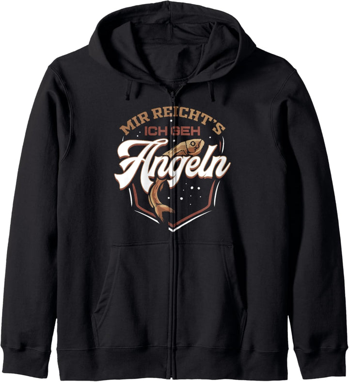 Angler Geschenk für Angelurlaub Ich Geh Angeln Fischen Kapuzenjacke