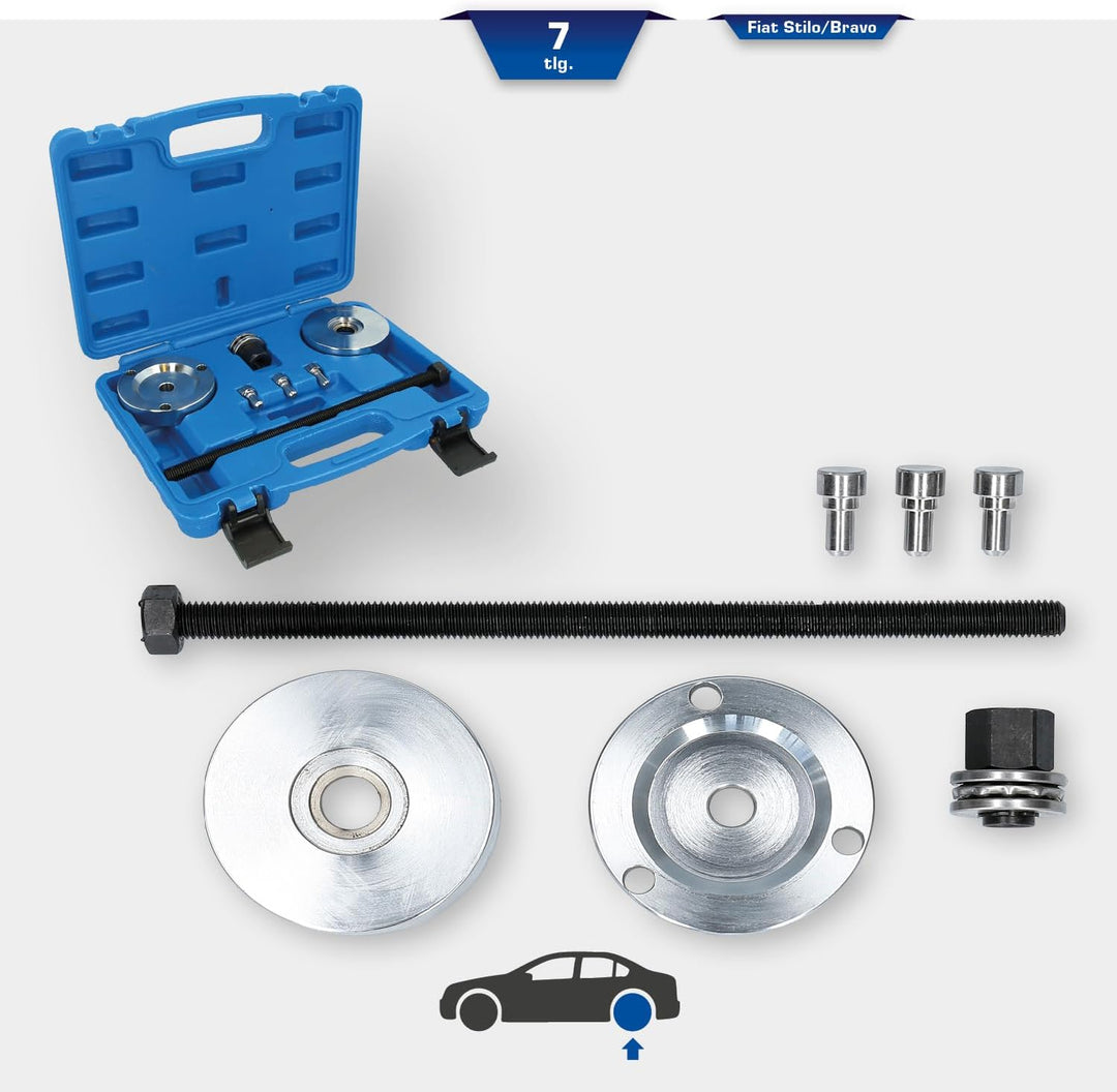 BRILLIANT TOOLS BT672250 Fiat Silentlager-Werkzeug-Satz, 7-Tlg [Powered by KS TOOLS]