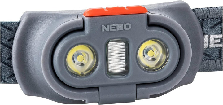 NEBO Einstein 500 Lumen Scheinwerfer | Schwarz, batteriebetrieben, wasserfester Scheinwerfer | 5 Lic