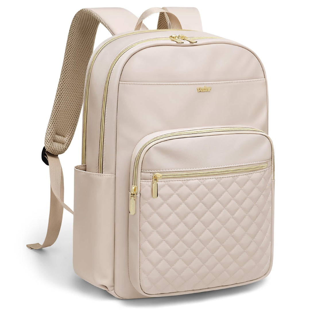 VNINE Rucksack Damen，16 Zoll Laptop Schulrucksack Mädchen, Wasserdicht Tagesrucksäcke Reiserucksack