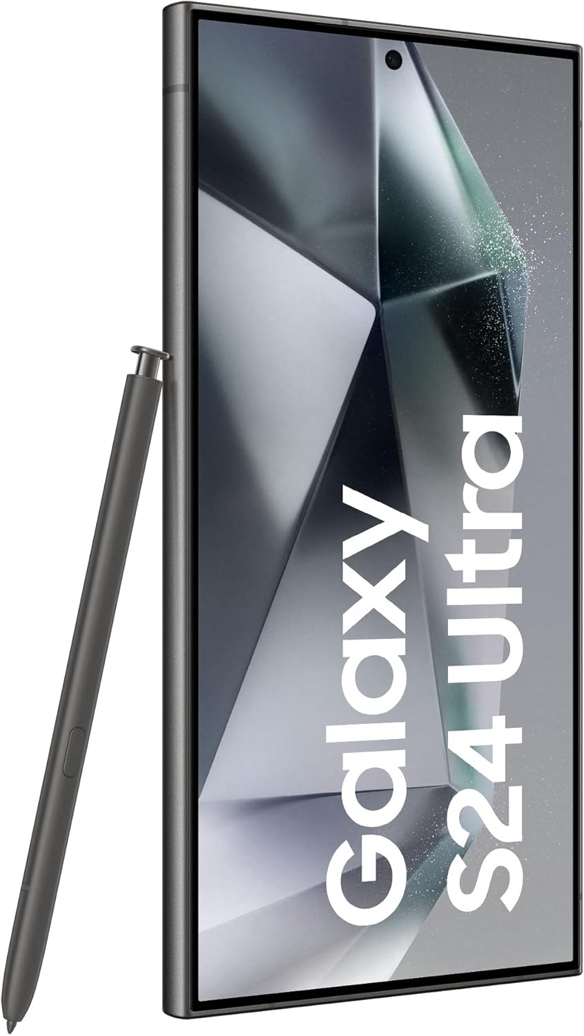 Samsung S928B Galaxy S24 Ultra 5G 256 GB (Titanium Black) ohne Simlock, ohne Branding