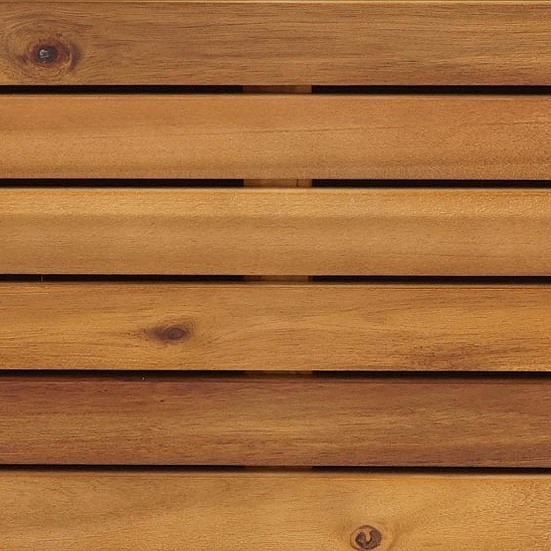 Pflanzkasten HWC-L23, Hochbeet Blumenkasten, Outdoor Akazie Holz FSC®-Zertifiziert Aluminium - 60x42