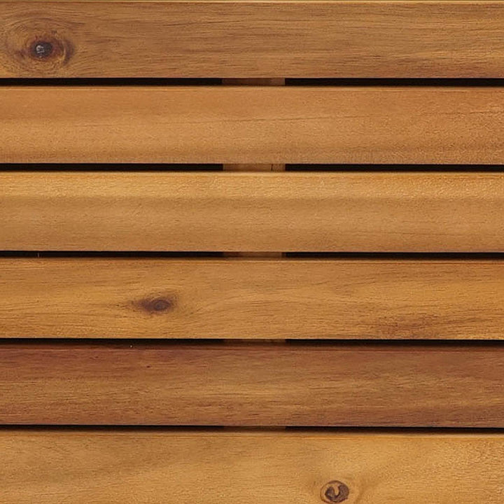 Pflanzkasten HWC-L23, Hochbeet Blumenkasten, Outdoor Akazie Holz FSC®-Zertifiziert Aluminium - 60x42