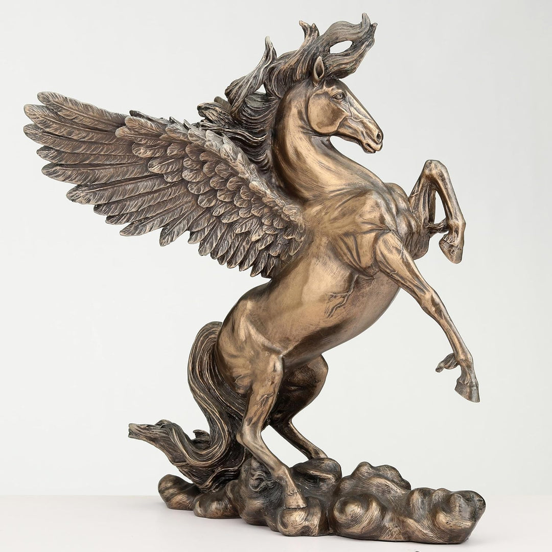 braunen Finish geflügelten Pferd Pegasus Statue Amazing Detail