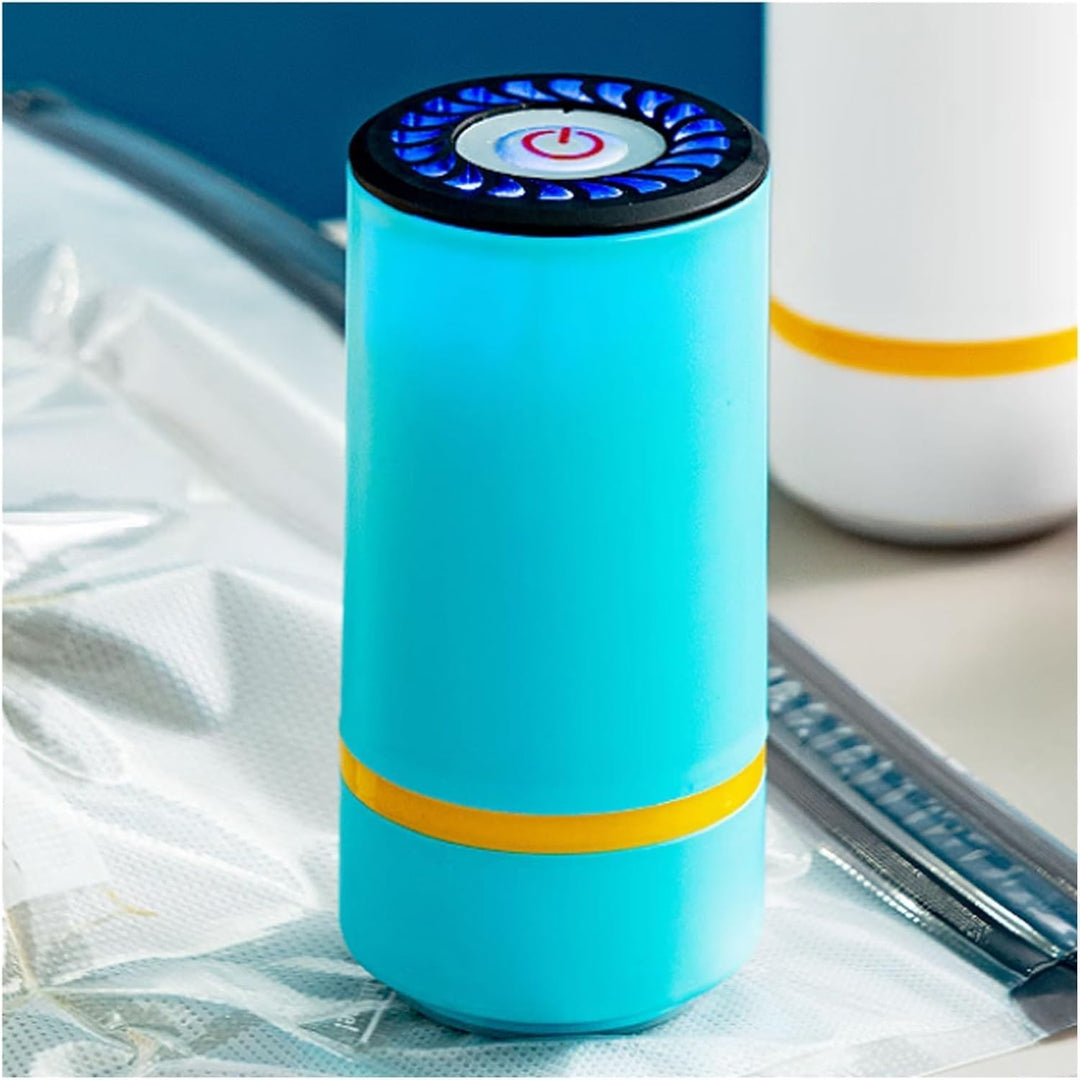 Handliche Vakuumiergerät, Klein Vakuumierer für Lebensmittel, Usb-Laden Mini Handvakuumierer Foliens