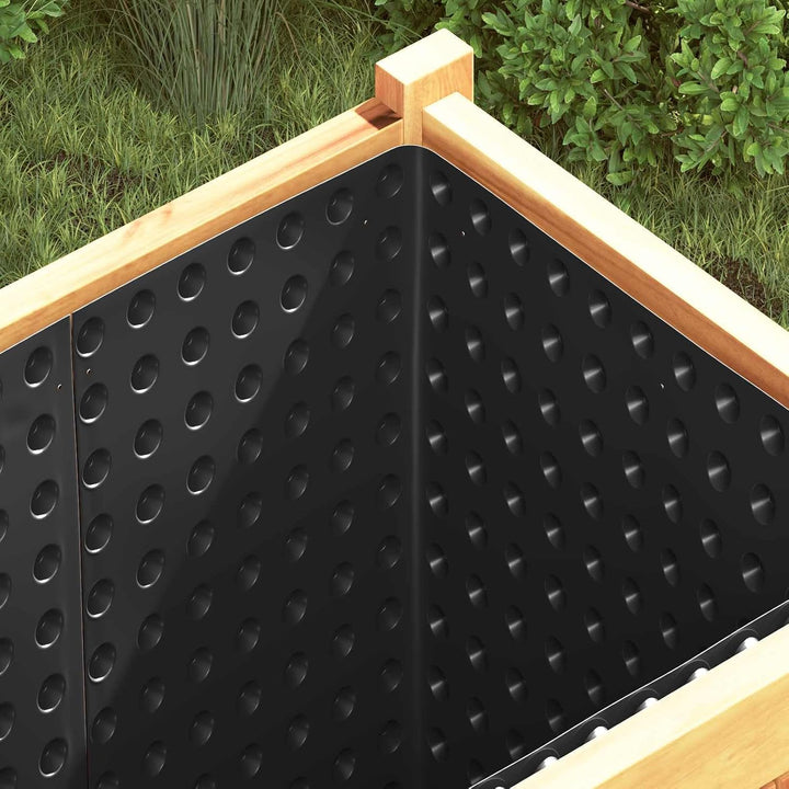 vidaXL Dimpled Drainage Sheet Schwarz 0,5 x 10 m HDPE, Garten und Terrasse, moderne Drainagefolie, O