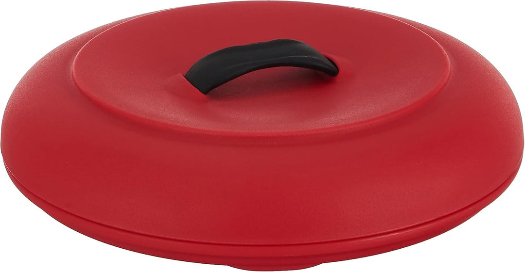 Dexas 503-200 Microwavable Tortilla-Wärmer für die Mikrowelle, 21,6 x 21,6 x 6,3 cm, rot. Ideal für