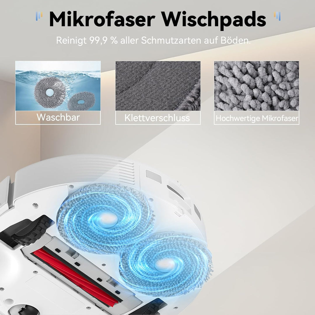 17 Stück Zubehör für Roborock QV 35A / QV 35S / Qrevo S Pro/QR 598 / QR 798 Saugroboter, 1 Hauptbürs