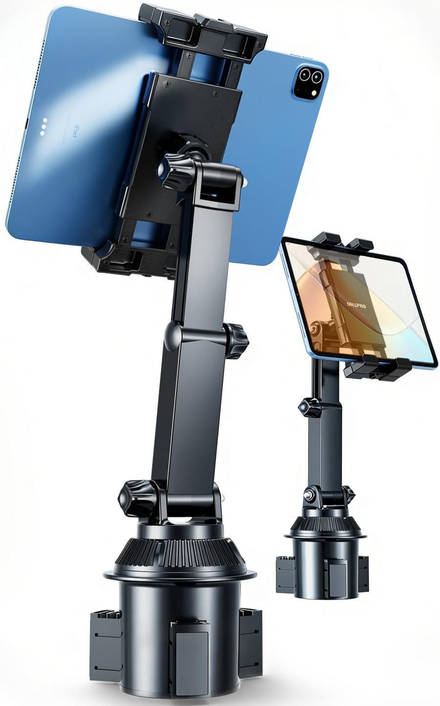OHLPRO Getränkehalter Tablet Halterung für Auto, iPad Halterung Kompatibel mit 5-17" iPads, Samsung
