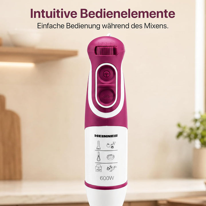Hand Blender Heinner CHARM HB-600BG