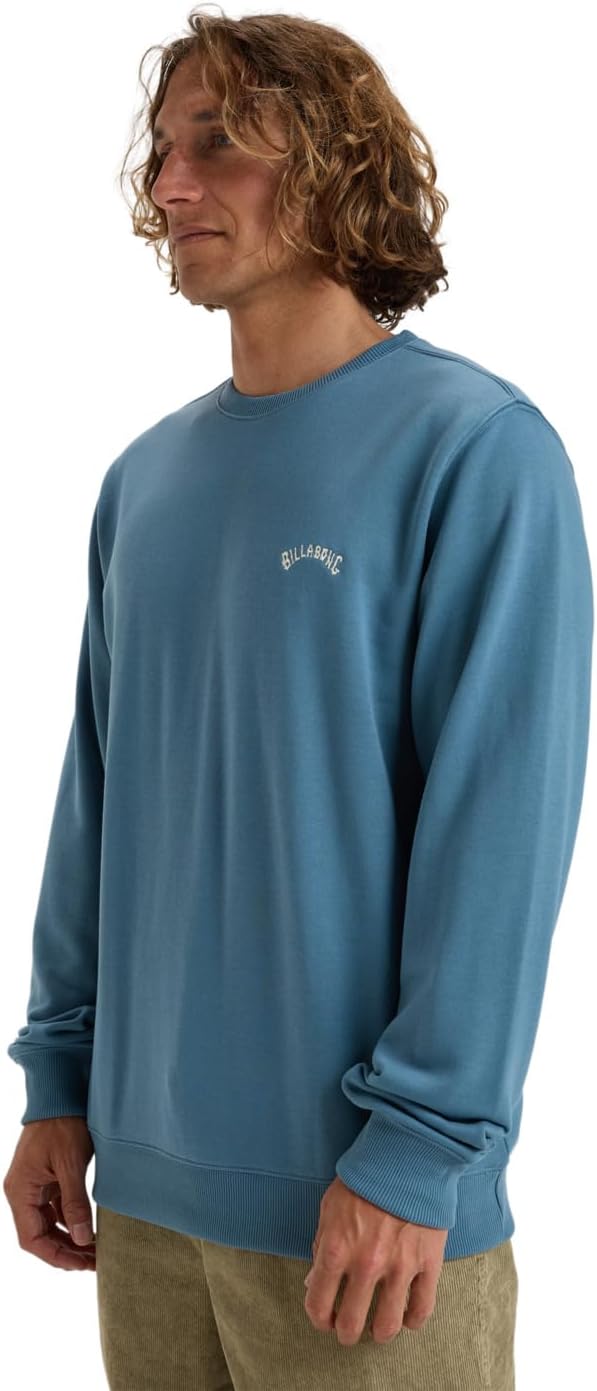 Billabong Herren Arch Cr Lt Fleece Top (1er Pack) XS Glacier Blue, XS Glacier Blue