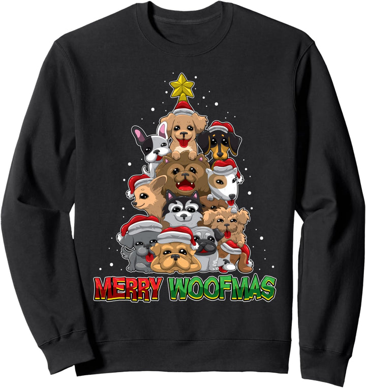 Merry Woofmas - Frohe Weihnachten für Hundebesitzer Sweatshirt