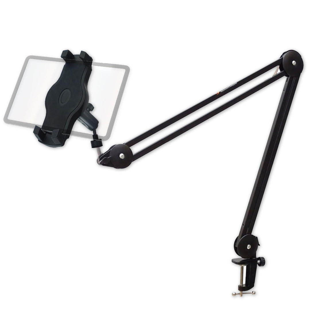keepdrum MS138 Gelenkarm-Stativ schwarz mit Smartphone-Tablet-Halter