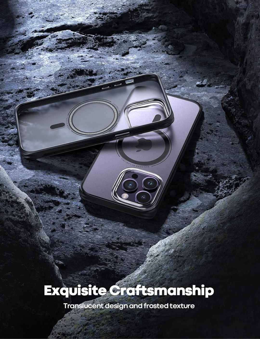 Lamicall iPhone 14 Pro Max Magnetische Hülle für Magsafe - [Upgrade Airbag Schutz] Extrem Dünn Handy