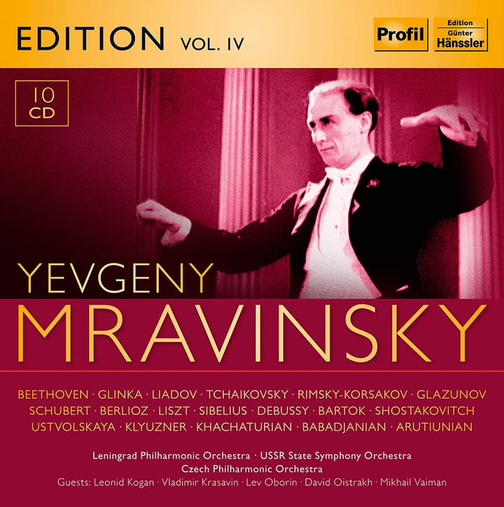 Evgeny Mravinsky Edition Vol.4, Audio-CD