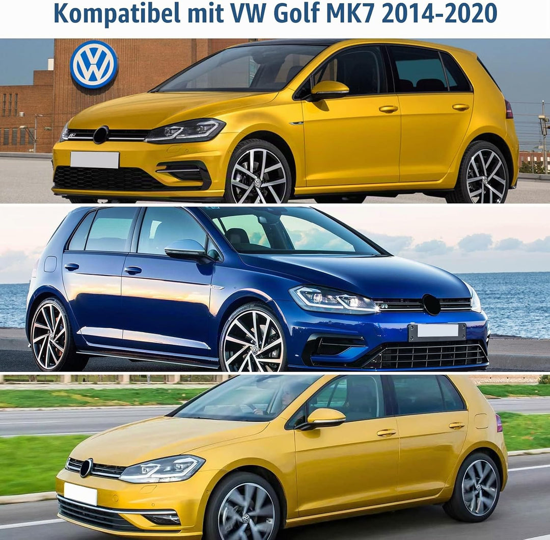 Auto Frontscheibe Sonnenschutz Ersatz für VW Golf 7 MK7 2014-2020, Faltbar Sonnenschirm Abdeckungen,