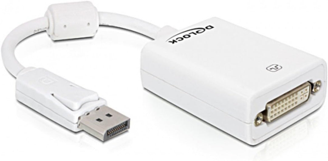 DeLock Adapter Displayport-St > DVI24+5-Bu Weiss