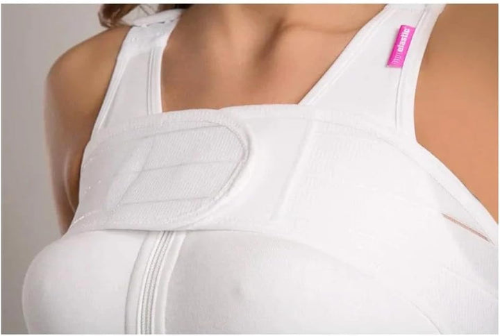 Generisch LIPOELASTIC Kompressions-BH mit Brustband PSG special Weiss 75 B