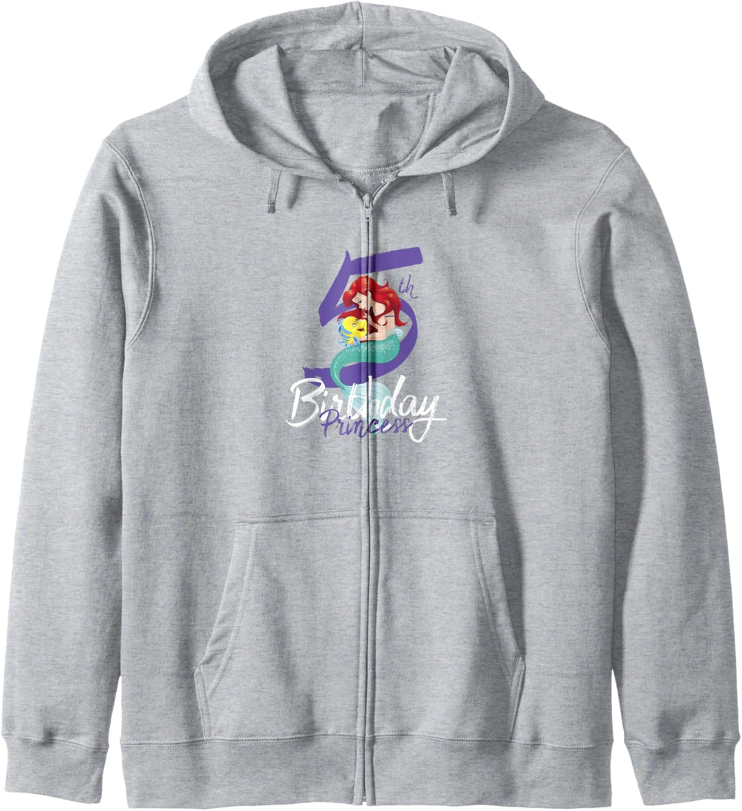 Disney Little Mermaid Ariel 5th Birthday Princess Kapuzenjacke