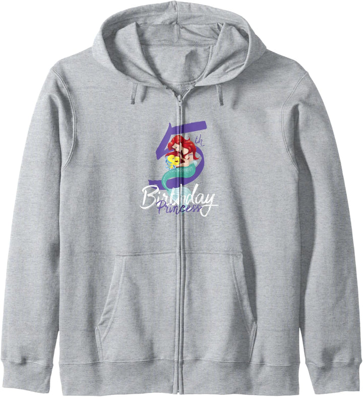 Disney Little Mermaid Ariel 5th Birthday Princess Kapuzenjacke