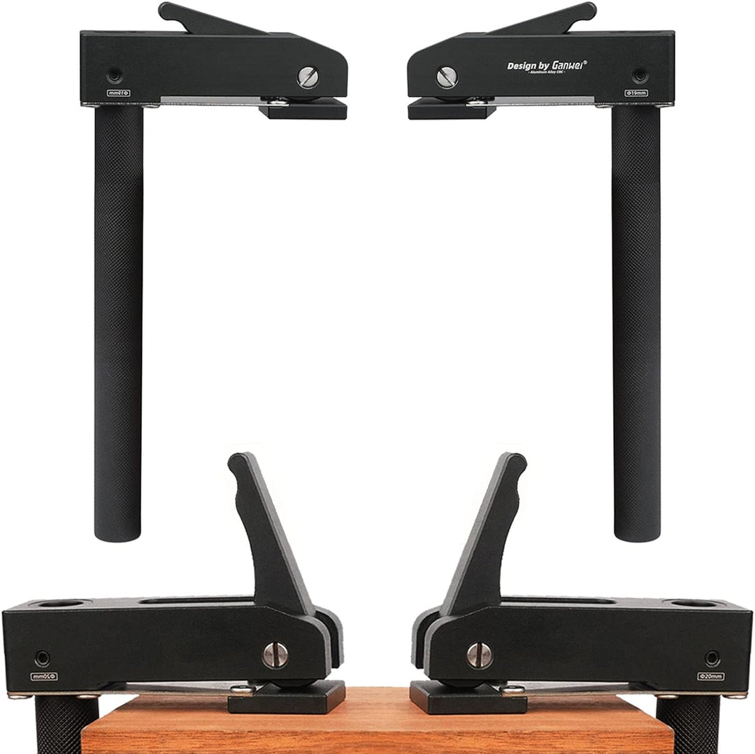 2 Stück extra grosse MFT-Halteklemmen, Desktop-Schnellhalteklemme, verstellbare, schnelle, feste Kle
