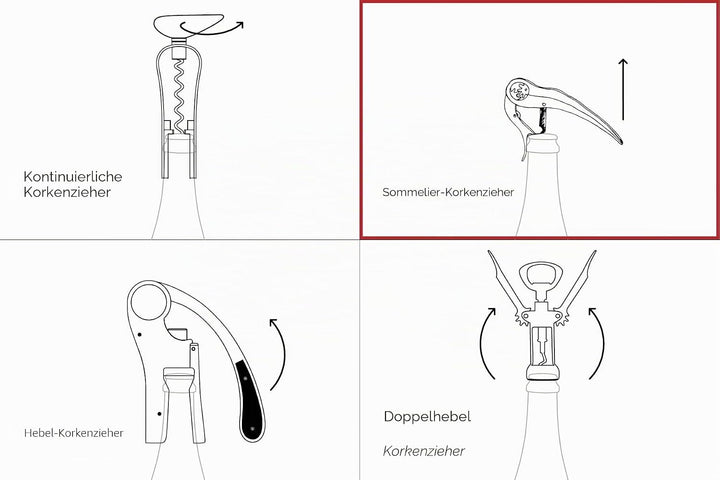 L'ATELIER DU VIN – Soft Machine Crystal – Design Korkenzieher, hergestellt aus Stahl, Chromlegierung