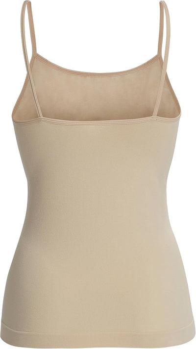UnsichtBra 3er Pack Damen Shape Unterhemden | Spaghettiträger Basic Top Unterhemd | Mikrofaser Spagh