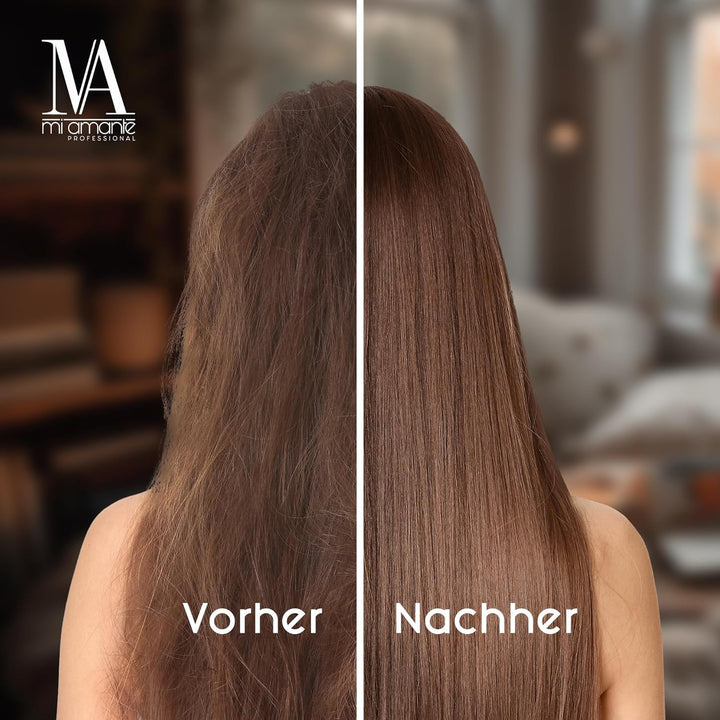 Mi Amante Ella Renew Haar Styling Creme – Intensiver Hitzeschutz für Haare Glätteisen, haarkur trock