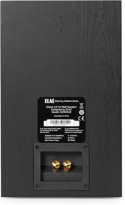 ELAC Debut OW4.2 OnWall-Lautsprecher Schwarz dekor