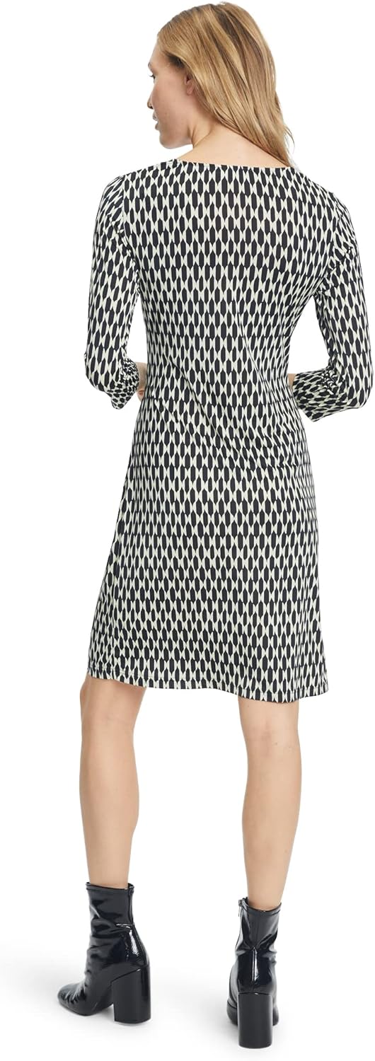 Cartoon Damen Casual-Kleid mit 3/4 Arm, 38