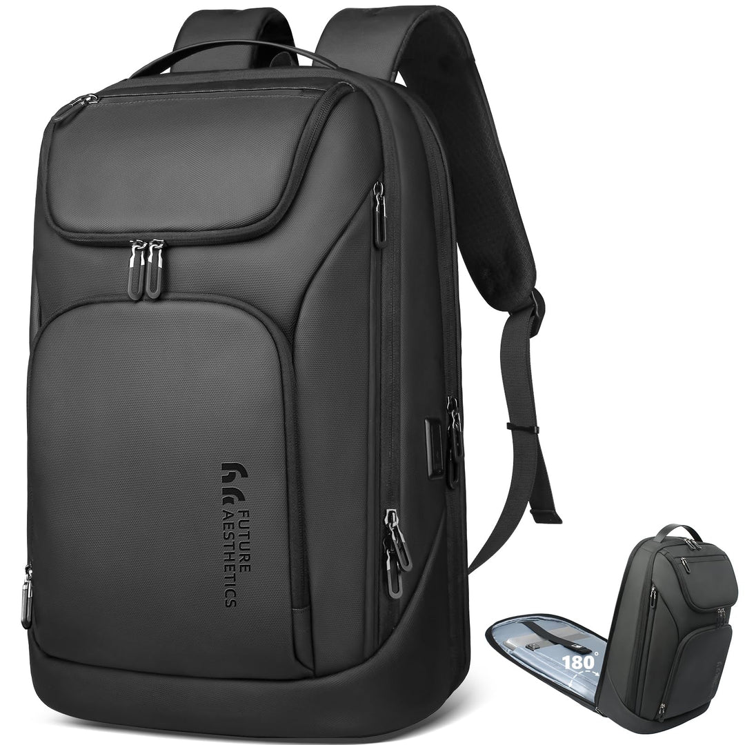 Rucksack Herren Gross 30L Laptop Rucksack 17,3 zoll Business Rucksack Wasserdicht Reiserucksack mit