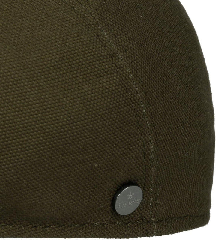 LIERYS Uni Cotton Flatcap - Klassische Form - Schiebermütze mit Stretchfutterband - Herren - Frühjah