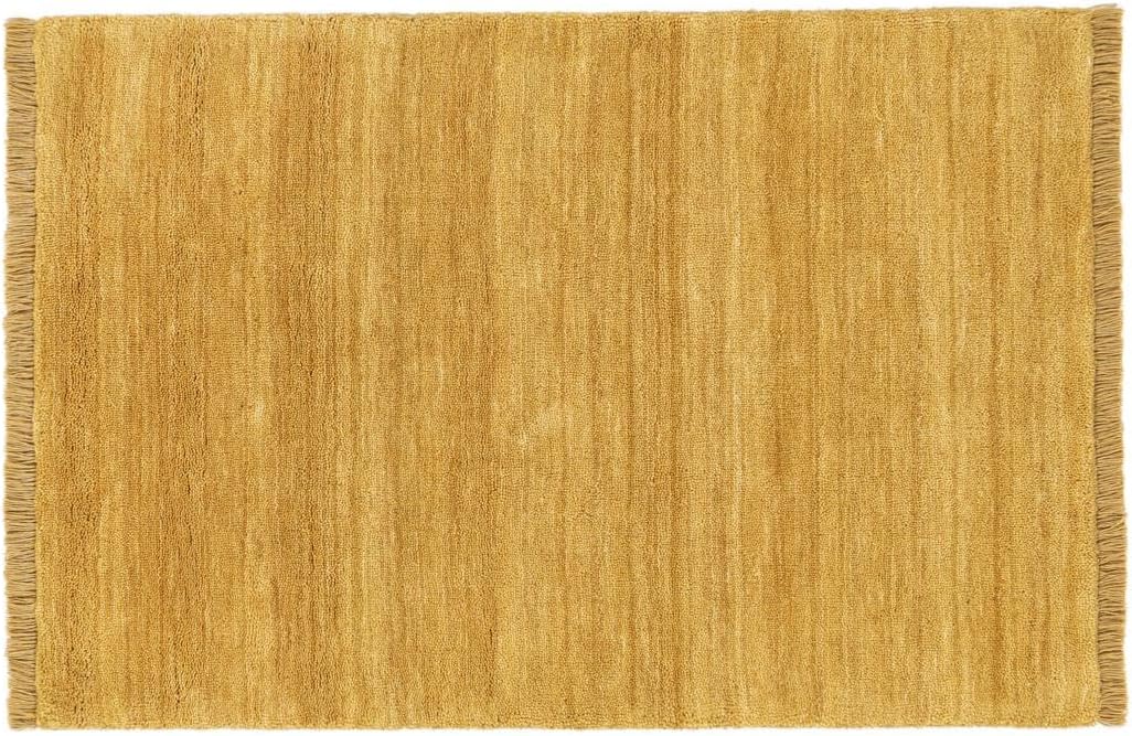 RugVista Handloom Fringes, Fussmatte, Shaggy/Handloom, 90 x 60 cm, Rechteckig, Niedriger Stapel, Woh