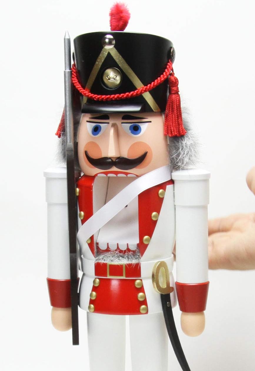 Seiffener Volkskunst Nussknacker Grenadier 39 cm Erzgebirgskunst Weihnachtsdeko Nussknacker Weihnach