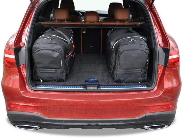 KJUST Kofferraumtaschen 4 stk kompatibel mit MERCEDES-BENZ GLC X253 2015-2022
