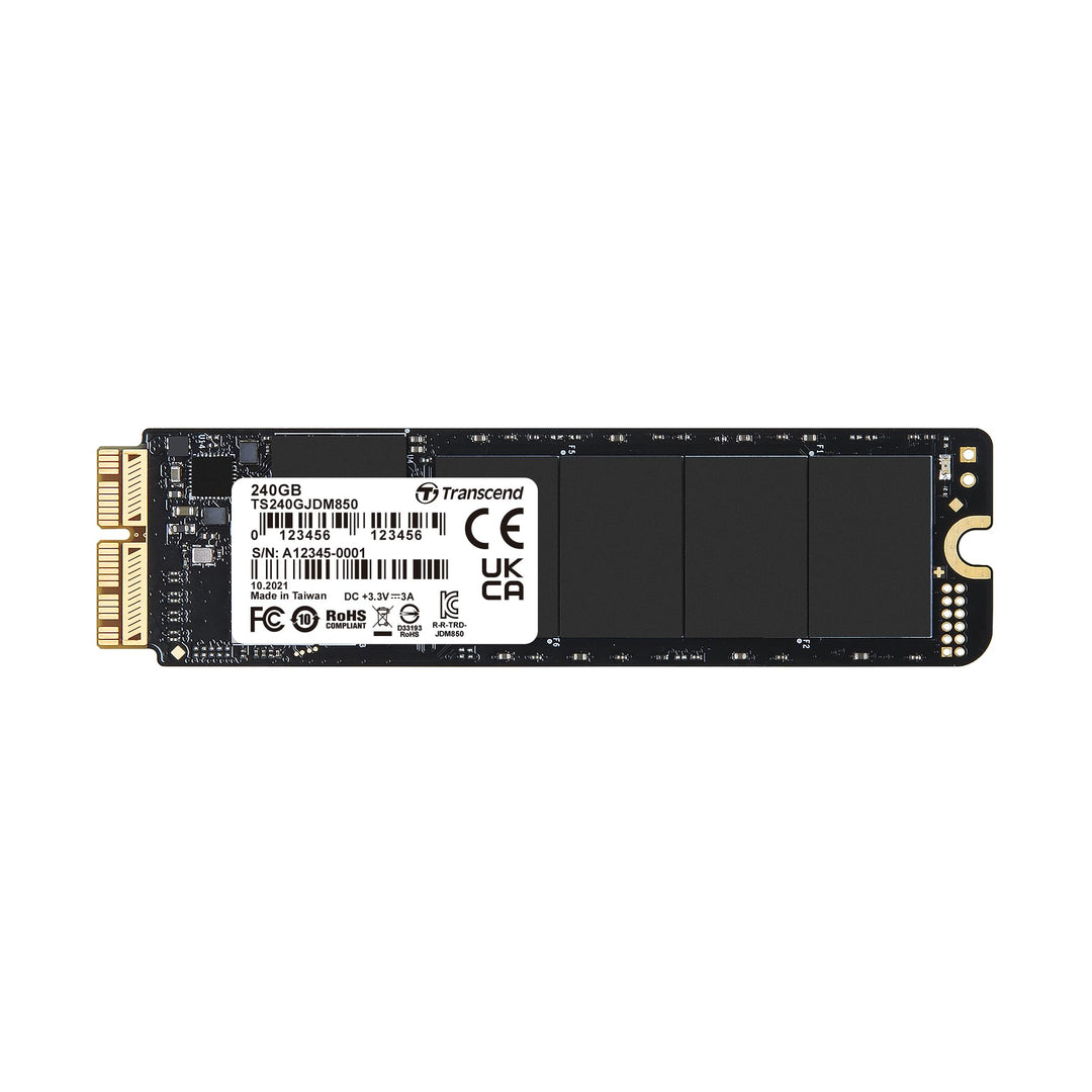 Transcend 240 GB JetDrive JDM 850 NVMe™ PCIe™ Gen3 x4 SSD TS240GJDM850 240GB Ohne Thunderbolt-Gehäus