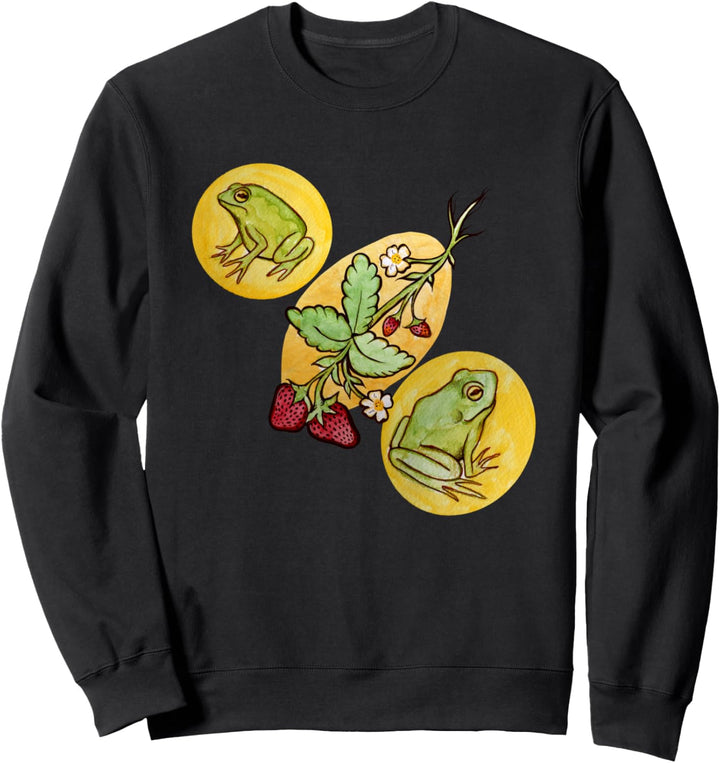 Süsser Frosch Erdbeerfrösche für immer Sweatshirt