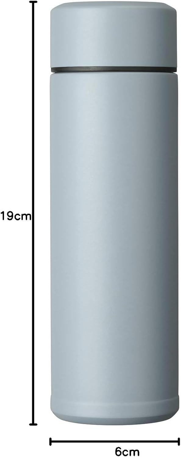 Kyocera isolierte Slim-Trinkflasche mit keramischer Innenbeschichtung, 12 Stunden heiss, 24 Stunden
