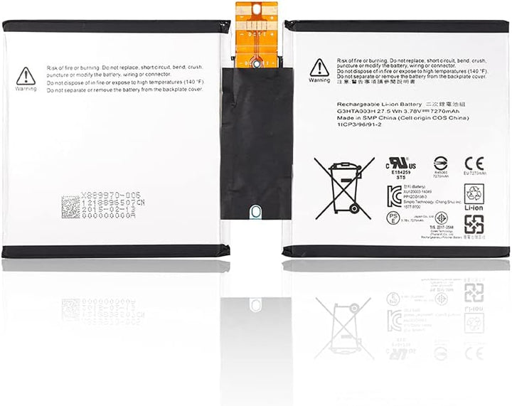 SwarKing Ersatz Akku Kompatibel mit Microsoft Surface 3 1645 G3HTA004H G3HTA007H G3HTA003H