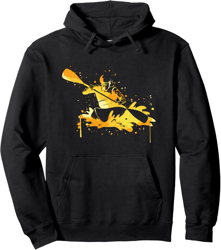 Kajak Wassersport Geschenk - Kanu Kayak Kajaker Pullover Hoodie