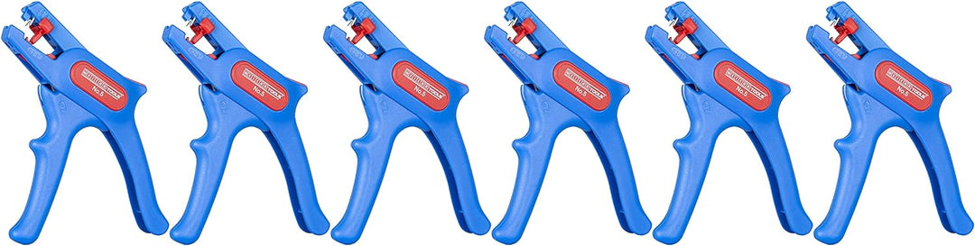 WEICON TOOLS Abisolierzange No. 5 6er Set | Automatische Abisolierzange für alle gängigen flexiblen