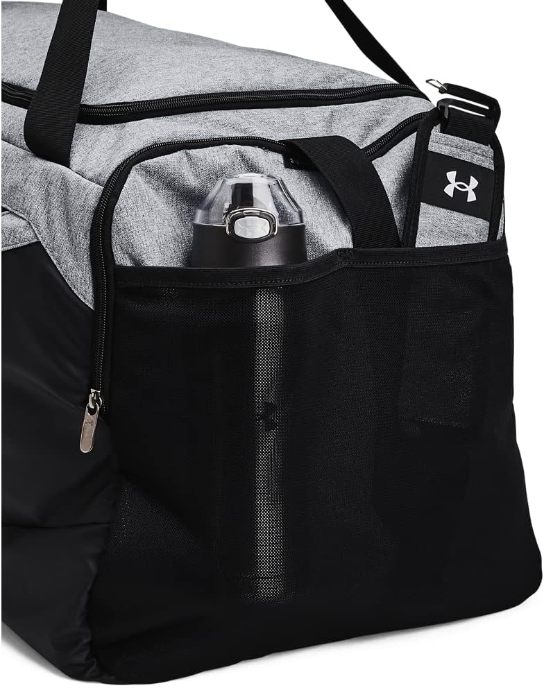 Under Armour Herren Undeniable Mittelgrosse Reisetasche, 58 L, Pitch Gray Medium Heather/Black Pitch