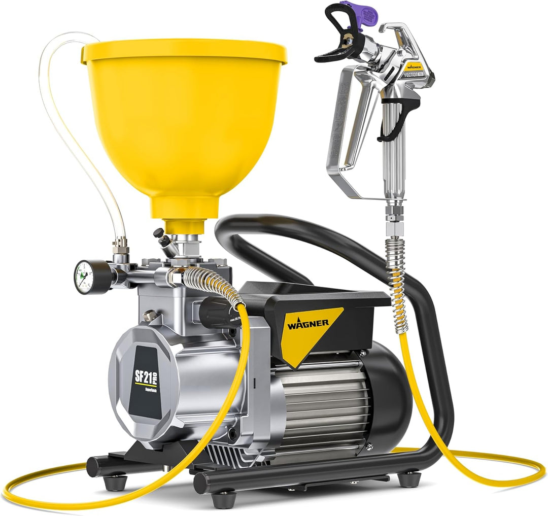WAGNER Membranpumpe SuperFinish 21 Pro Airless Lack - optimal abgestimmt auf Lackierarbeiten, Max. F