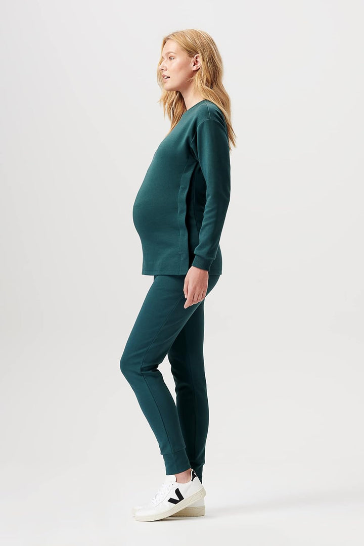 Noppies Damen Pants Palmetto Over The Belly Hose 32 Green Gables - P982, 32 Green Gables - P982