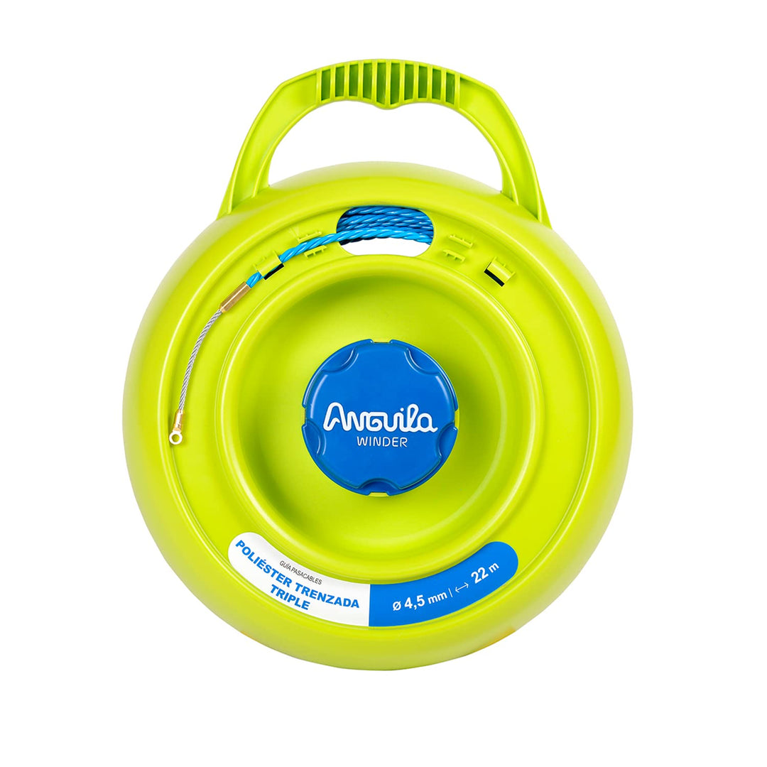Anguila Max| Winder| Universalhaspel | Polyester dreifach verdrillt | Farbe blau | Durchmesser 4,5mm