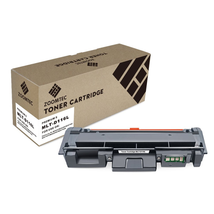 ZOOMTEC Tonerkartusche MLT-D116L D116L für Samsung SL-M2625 SL-M2626 SL-M2825 SL-M2826 SL-M2875 SL-M