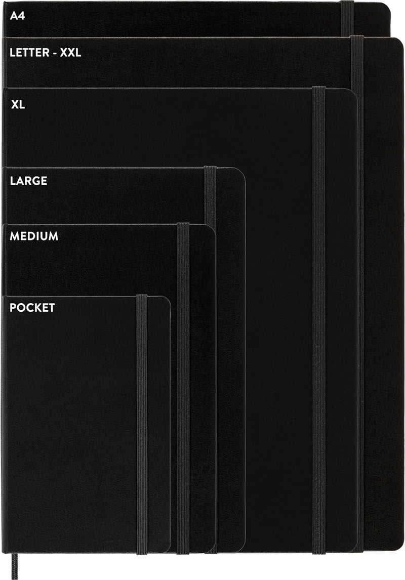 Moleskine Weekly Planner, WochenPlaner mit Platz für Notizen für 12 Monate 2025, Weicher Einband und